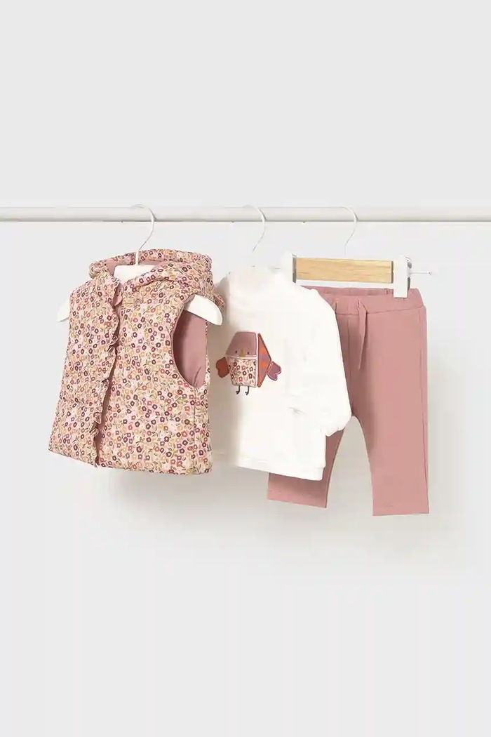 Mayoral Newborn Compleu bebe 2632.2M.Newborn.9BYA roz AW25