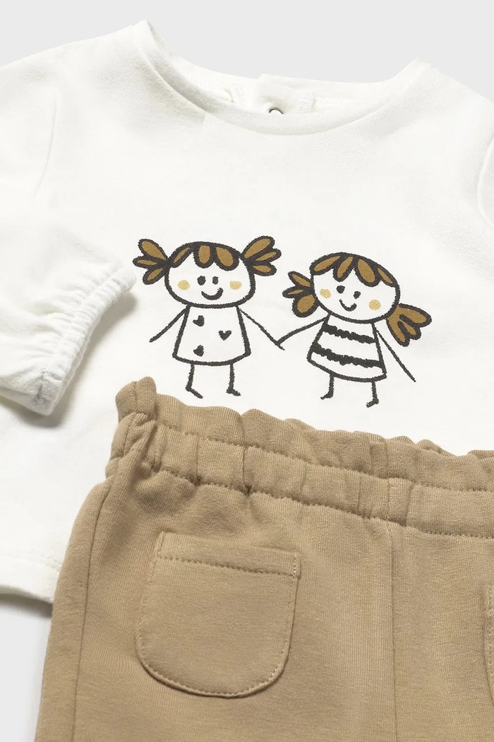 Mayoral Newborn dres niemowlęcy brązowy 2633.2P.Newborn.9BYA