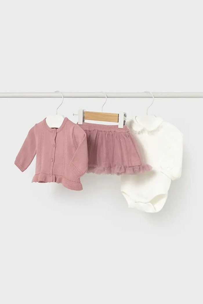 Mayoral Newborn Compleu bebe 2830.2J.Newborn.9BYA roz AW25