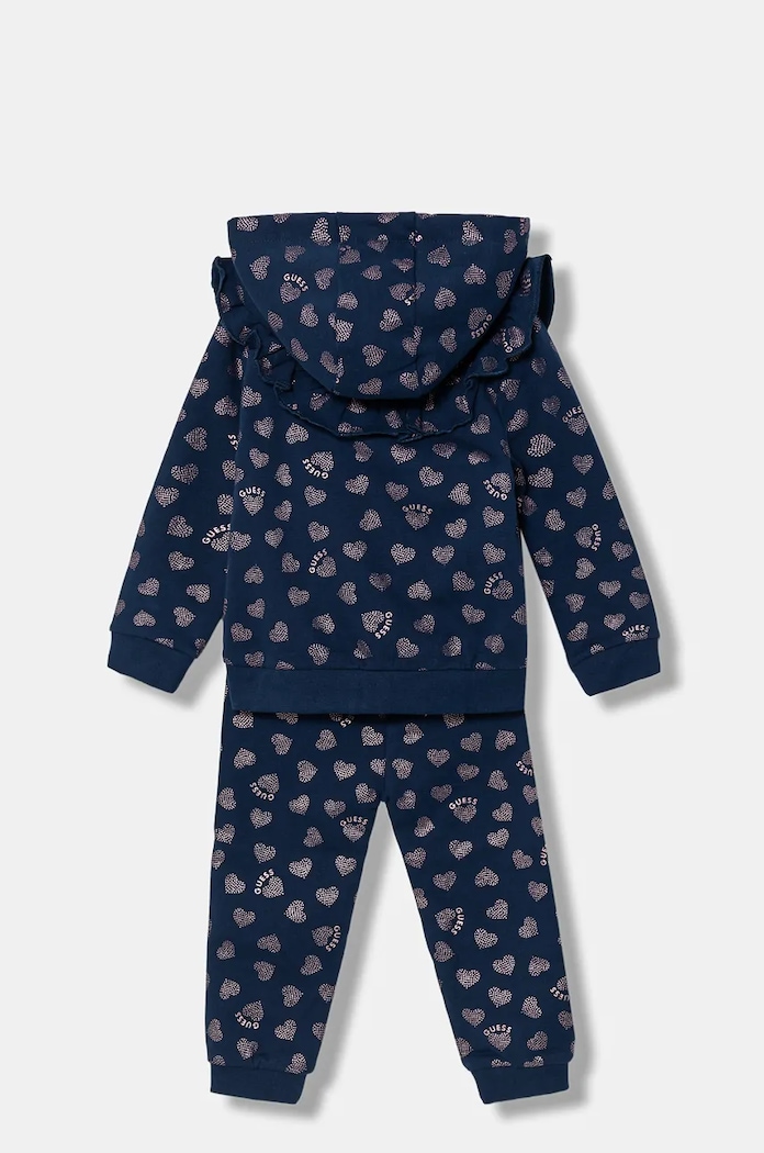 Guess dres niemowlęcy bawełniany 2-pack A5BG08.KAD74.9BYA granatowy AW25