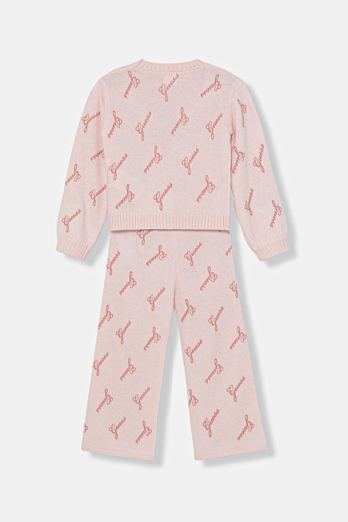 Guess komplet z dodatkiem wełny dziecięcy K5BG05.Z0870.9BYA różowy AW25