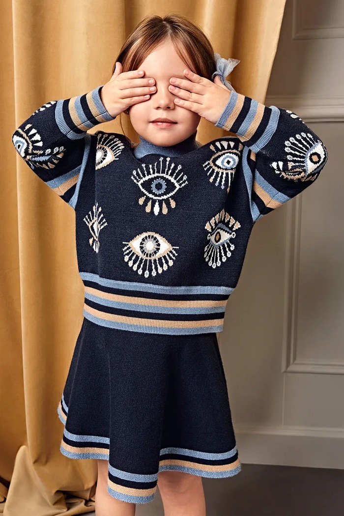 Abel&Lula compleu tricotaj bleumarin 5540.5.Mini.9BYA