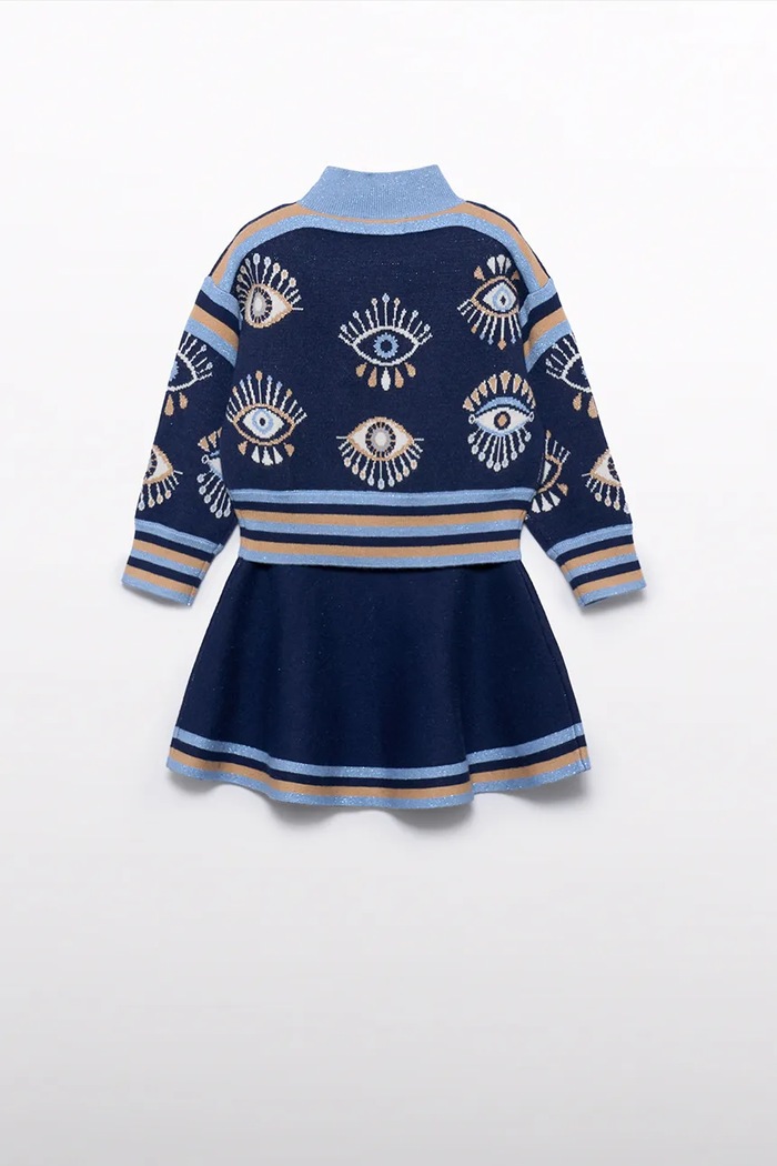 Fete Abel&Lula compleu 5540.5.Mini.9BYA bleumarin