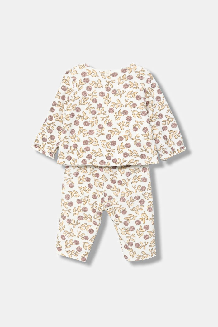 United Colors of Benetton komplet niemowlęcy z bawełną 2-pack 3EOAAK01E.W.Seasonal beżowy AW25