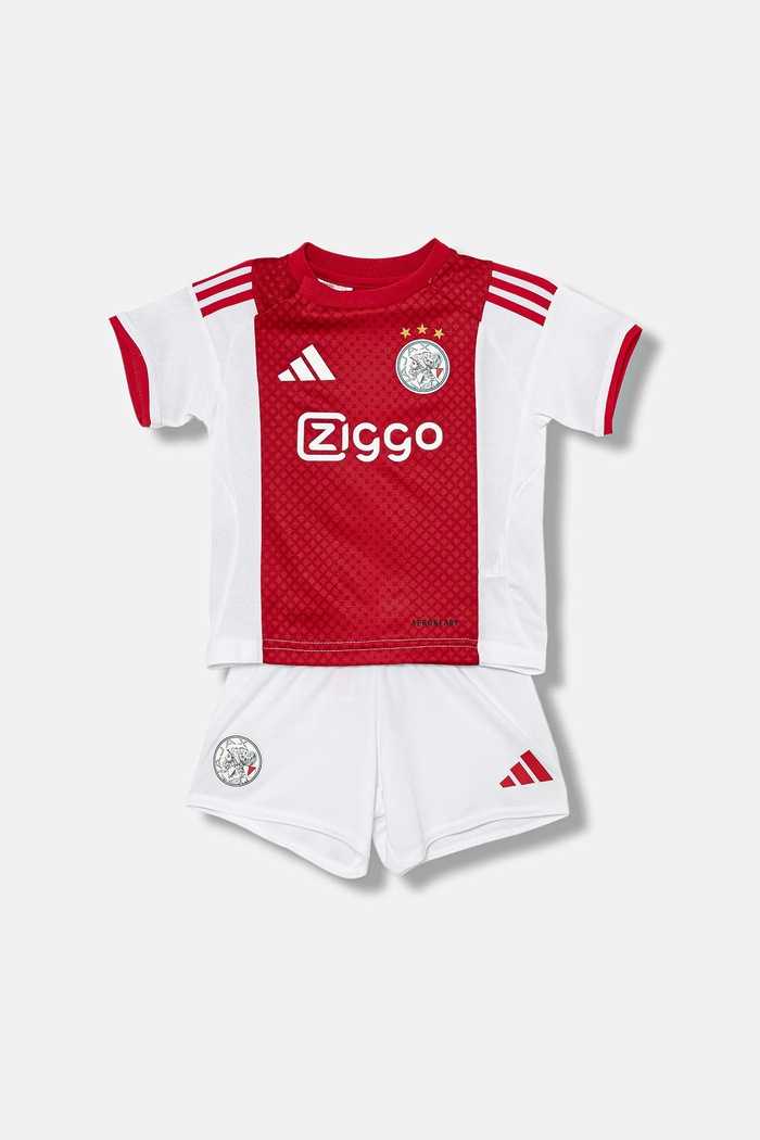 Sada pre bábätká adidas Performance AJAX pletenina biela JI9575