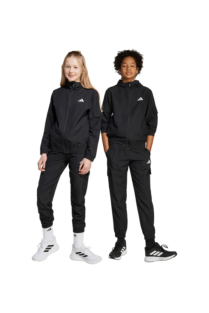 adidas dres dziecięcy dzianina czarny JL7472