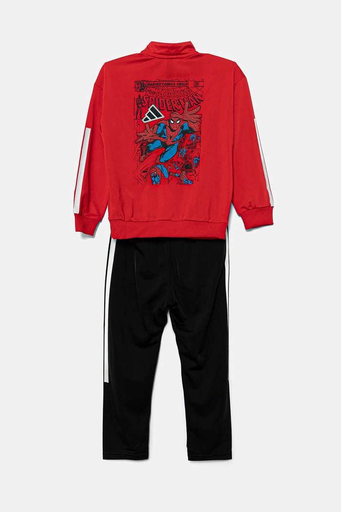 Chłopiec adidas dres dziecięcy Marvel JM0809 czerwony