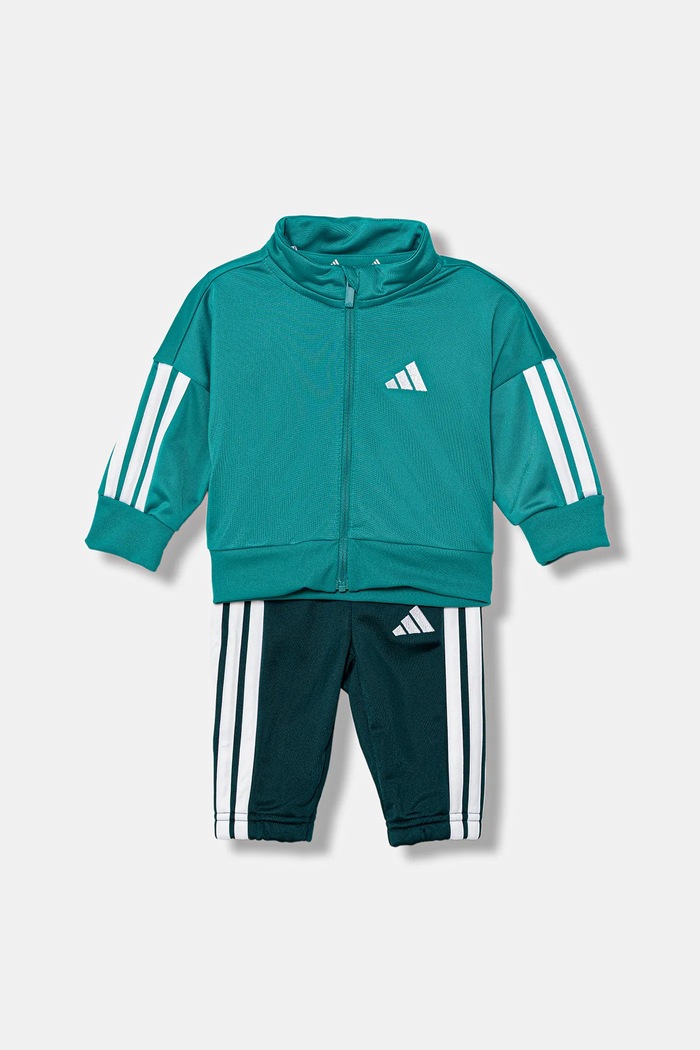 adidas dres dziecięcy dzianina turkusowy JM0896