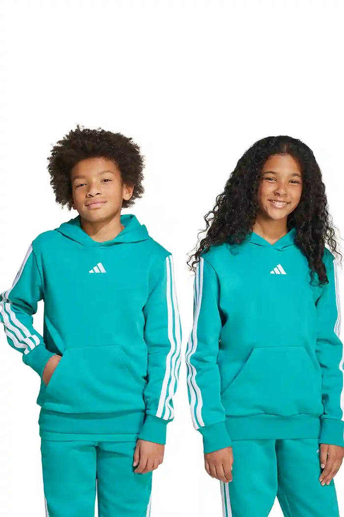 adidas Dětská mikina adidas tyrkysová JN2417