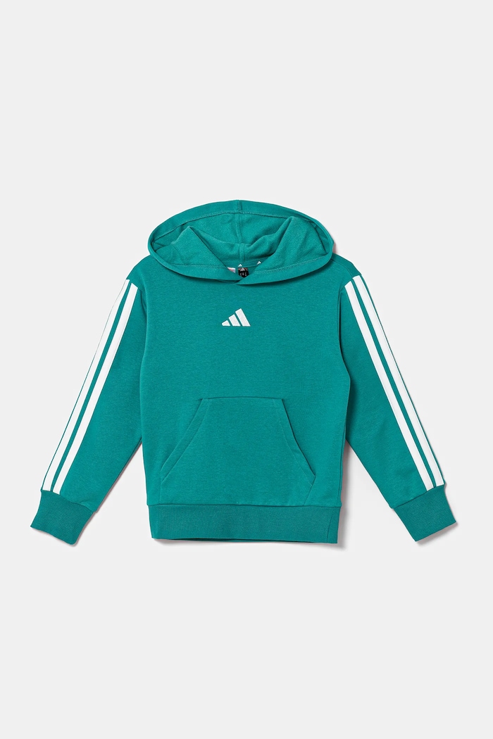 adidas Dětská mikina adidas JN2417 tyrkysová AW25