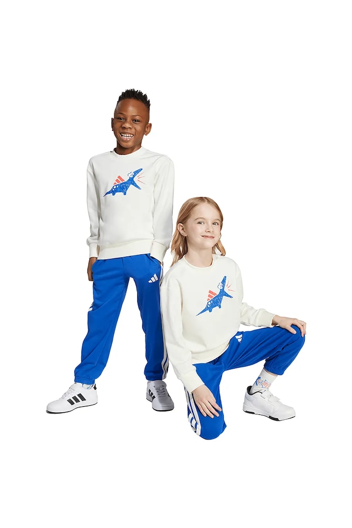 adidas trening copii cu modele albastru JV5848