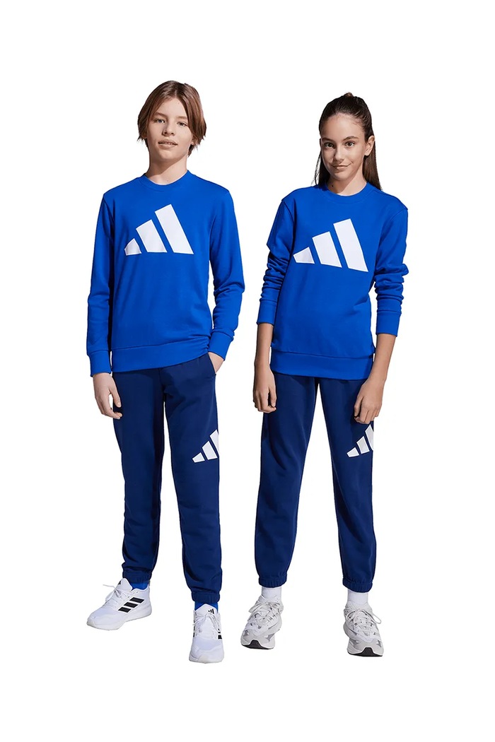 adidas trening copii tricotaj albastru JV9923