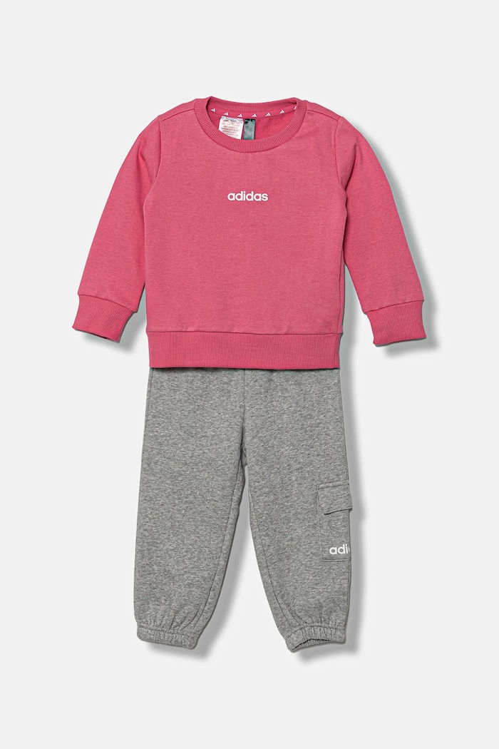 adidas dres dziecięcy dzianina różowy JW0030