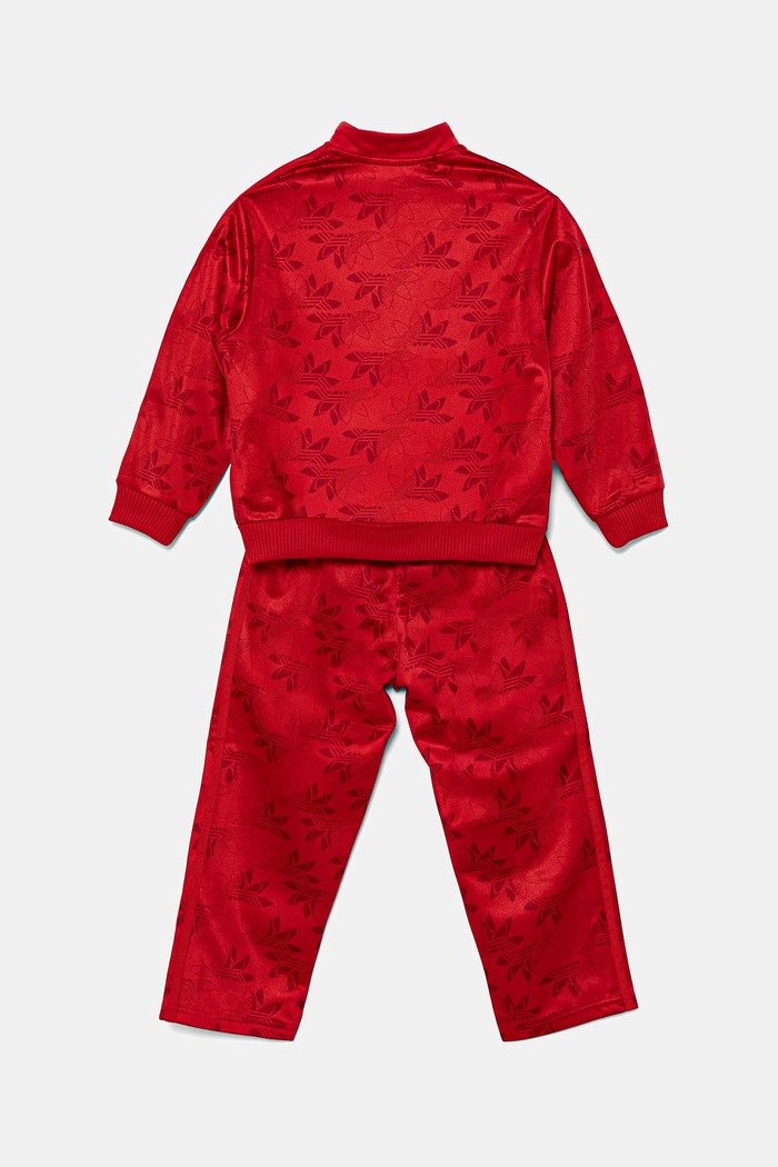 Chłopiec adidas Originals dres dziecięcy JW0296 czerwony