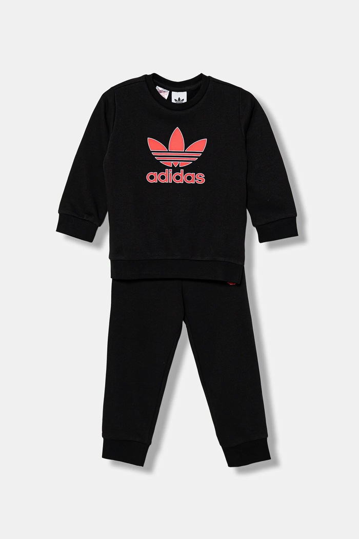 adidas Originals dres dziecięcy dzianina czarny JW5299