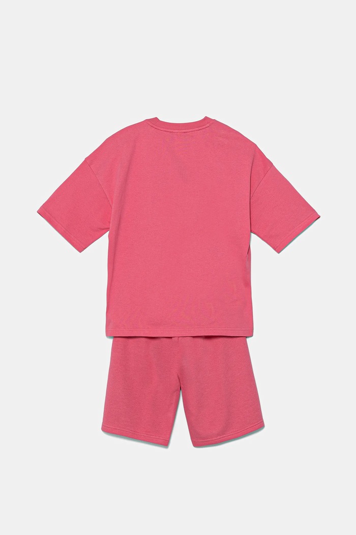 Chłopiec adidas Originals komplet bawełniany dziecięcy KA0222 różowy