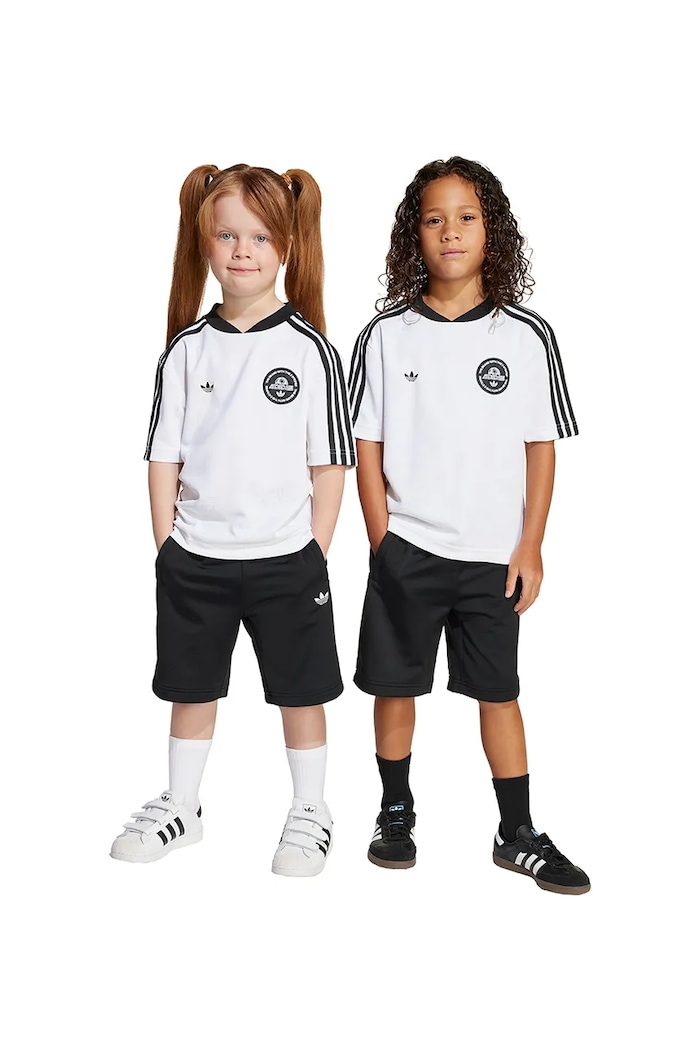Detská súprava adidas Originals pletenina biela JV7667