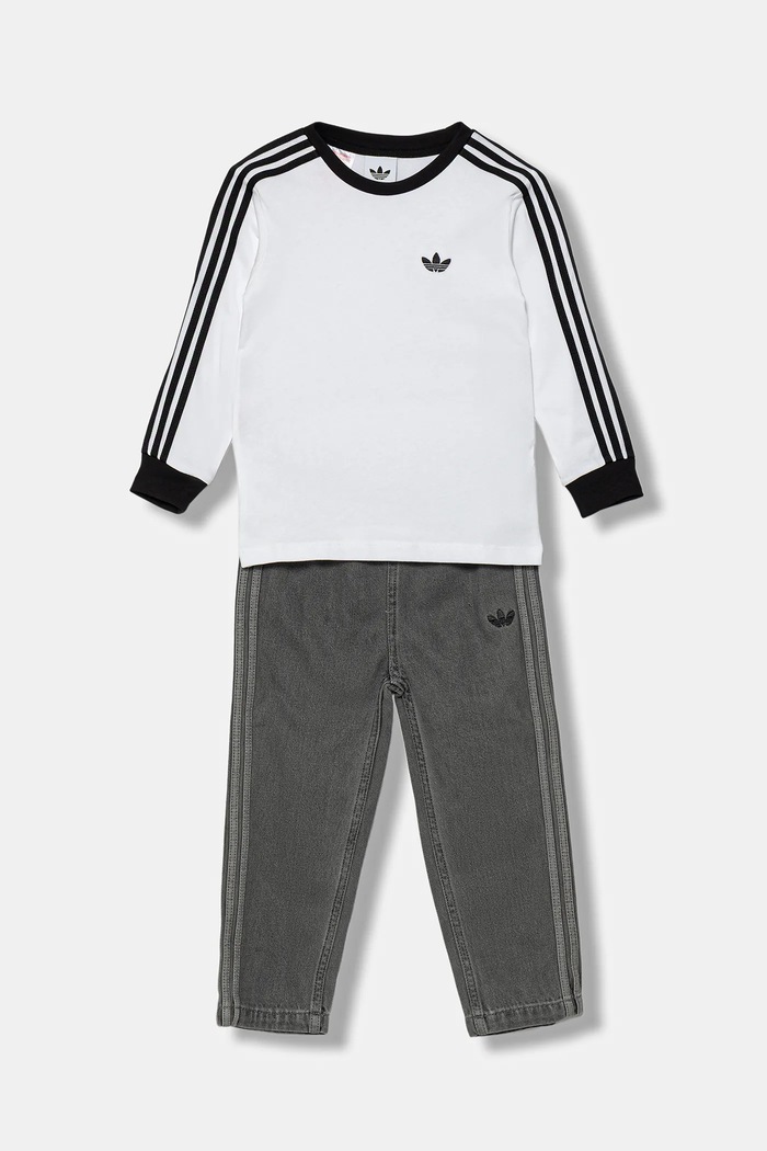 adidas Originals komplet niemowlęcy bawełna biały JW5312