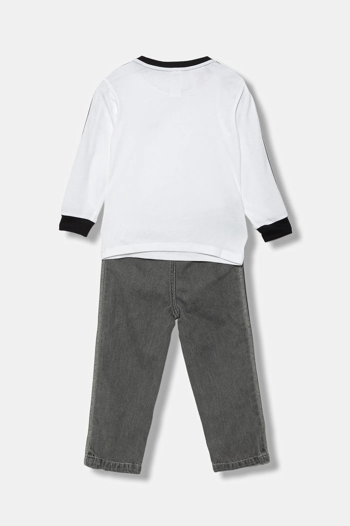 adidas Originals komplet niemowlęcy JW5312 biały AW25