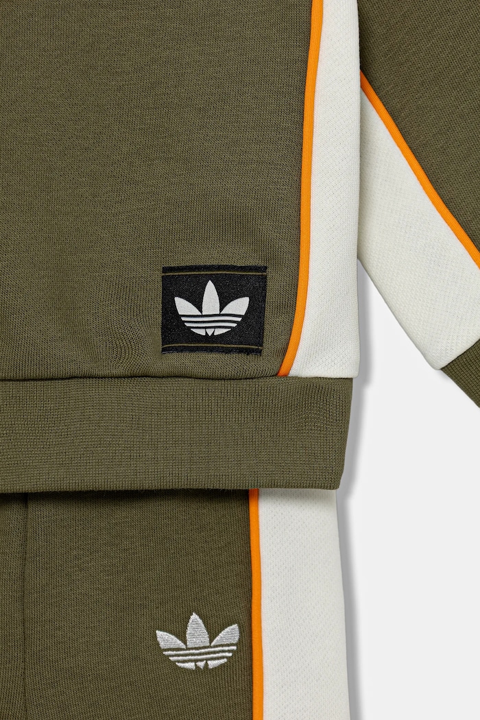Chłopiec adidas Originals dres niemowlęcy JY2749 zielony