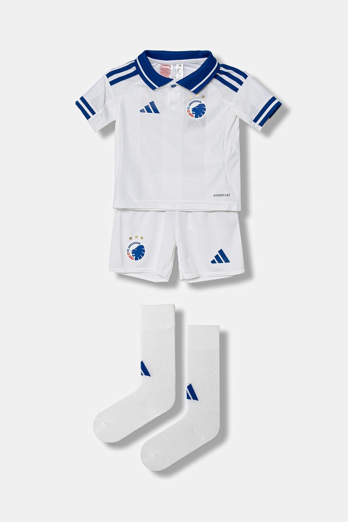 adidas Performance compleu copii FCK 2-pack tricotaj alb JJ4318
