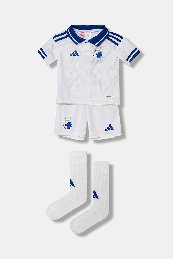 adidas Performance compleu copii FCK 2-pack tricotaj alb JJ4318