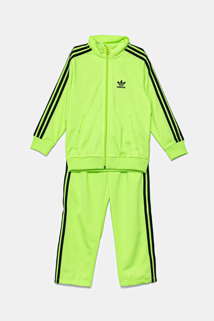 adidas Originals dres dziecięcy dzianina zielony JY0023
