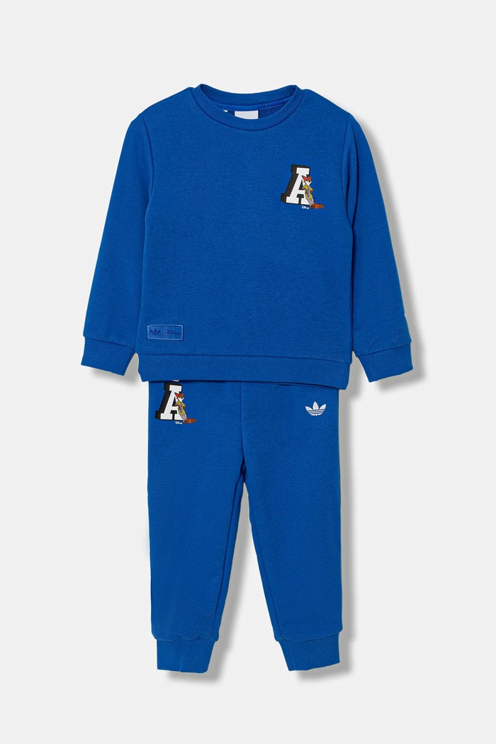adidas Originals dres dziecięcy dzianina niebieski JX0592