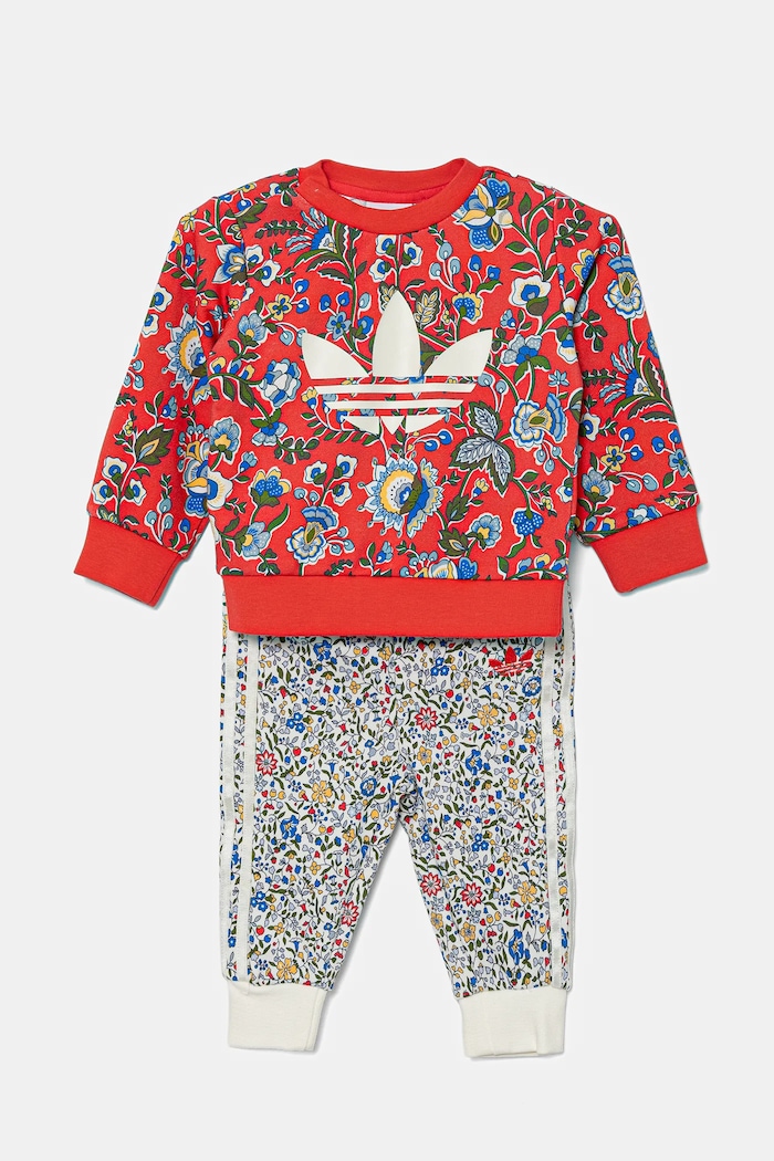adidas Originals dres dziecięcy dzianina czerwony JY3018