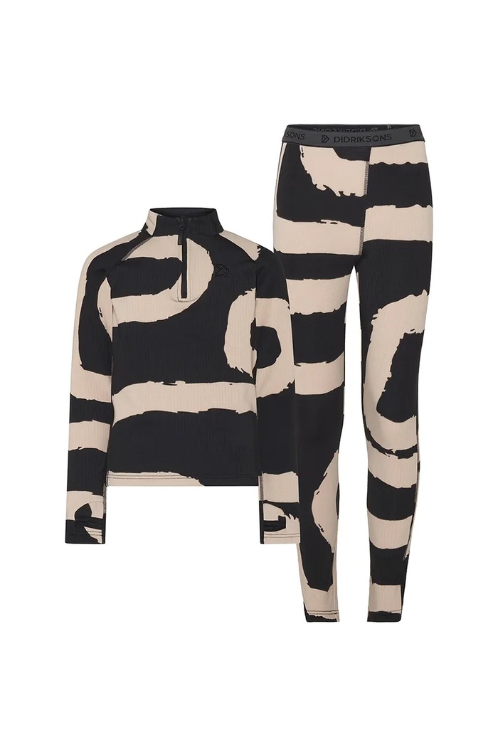 Didriksons Комплект Didriksons YOTTA PR KIDS SET 505592.9BYA черен AW25