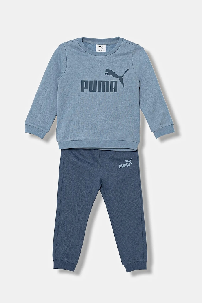 Puma Trening bebeluși MINICATS ESS Crew Set FL INF albastru 686280