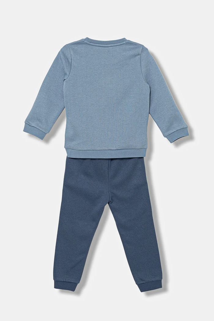 Puma Trening bebeluși MINICATS ESS Crew Set FL INF 686280 albastru AW25