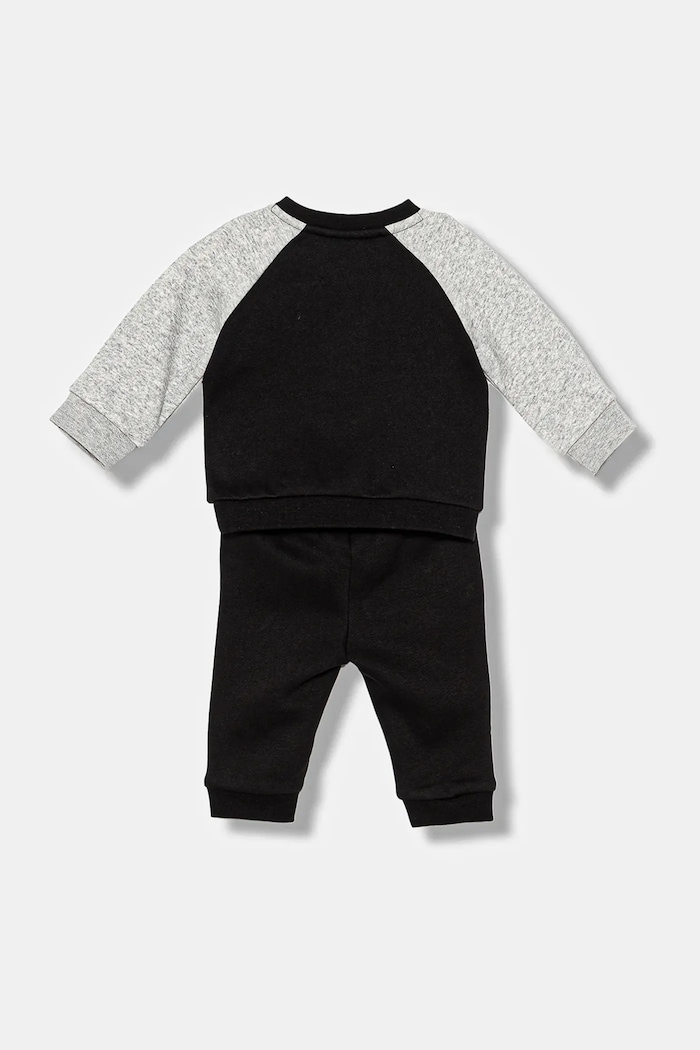 Puma dres dziecięcy MINICATS ESS Raglan Crew Set FL INF 686281 czarny AW25