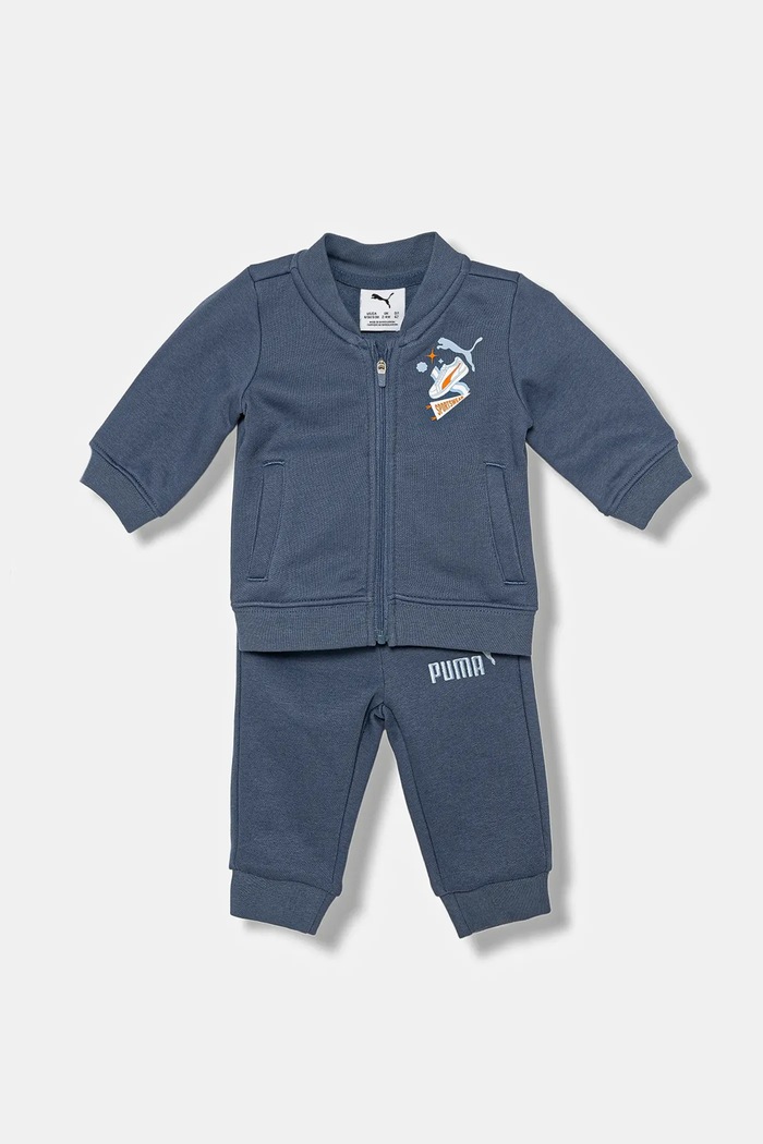 Puma dres dziecięcy MINICATS Full-Zip Set FL INF dzianina niebieski 689732
