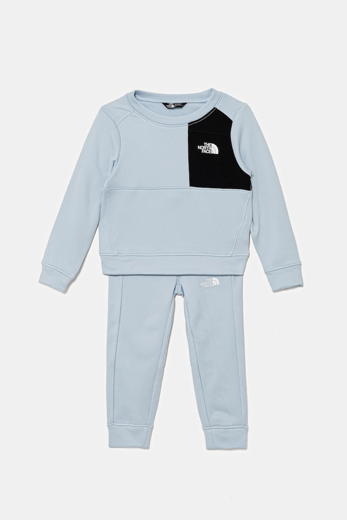 The North Face trening copii KID TNF PERFORMANCE FLEECE SET tricotaj albastru NF0A8CV0BPO1