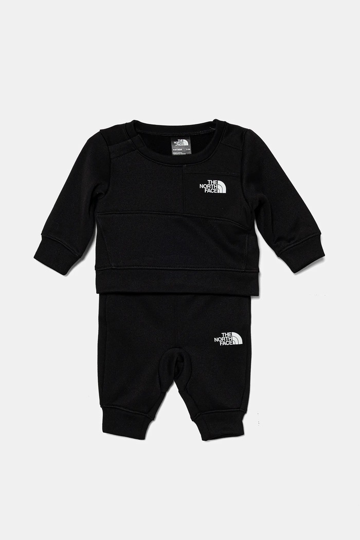 The North Face dres niemowlęcy BABY TNF PERFORMANCE FLEECE SET dzianina czarny NF0A8CV1JK31