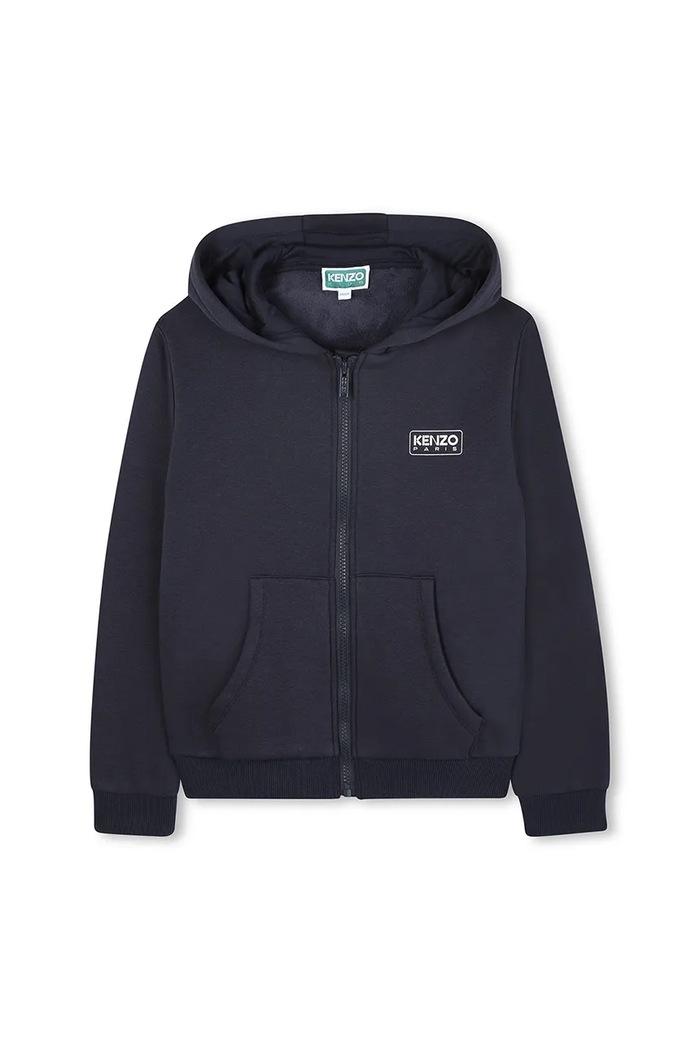 Chłopiec Kenzo Kids komplet dresowy dziecięcy K61468.114.150 granatowy