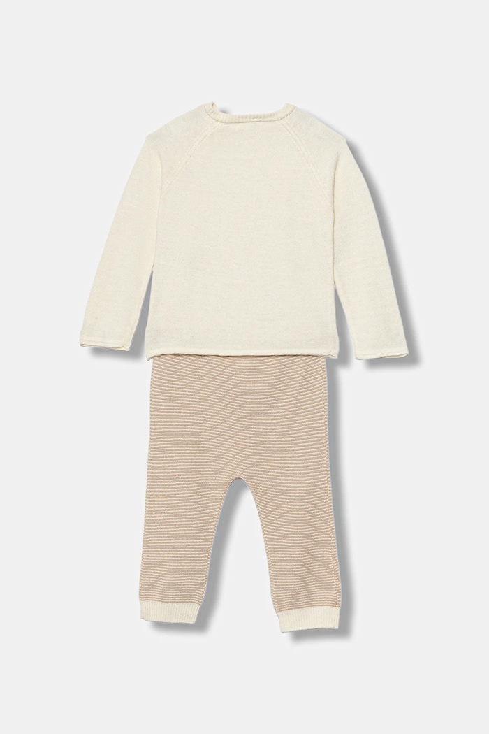 United Colors of Benetton baba gyapjú szett 2 db 106WB101G.W.seasonal bézs AW25