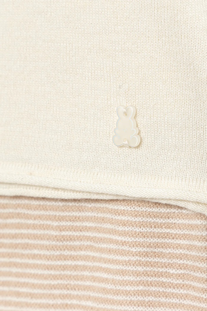Fiú United Colors of Benetton baba gyapjú szett 2 db 106WB101G.W.seasonal bézs
