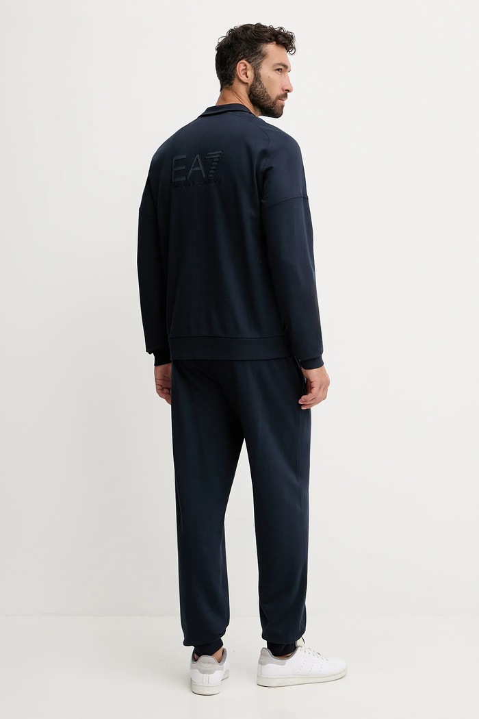 EA7 Emporio Armani pamut melegitő AF13512.7M000907 sötétkék SS26