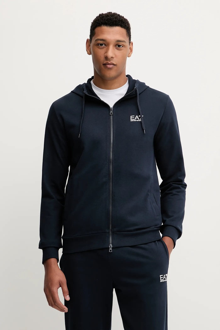 Одяг Бавовняний спортивний костюм EA7 Emporio Armani PJVRZ.8NPV62 темно-синій