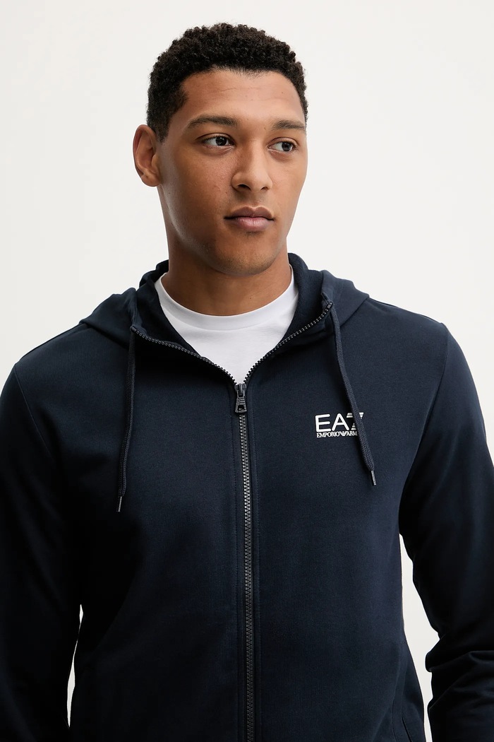 Бавовняний спортивний костюм EA7 Emporio Armani PJVRZ.8NPV62 темно-синій