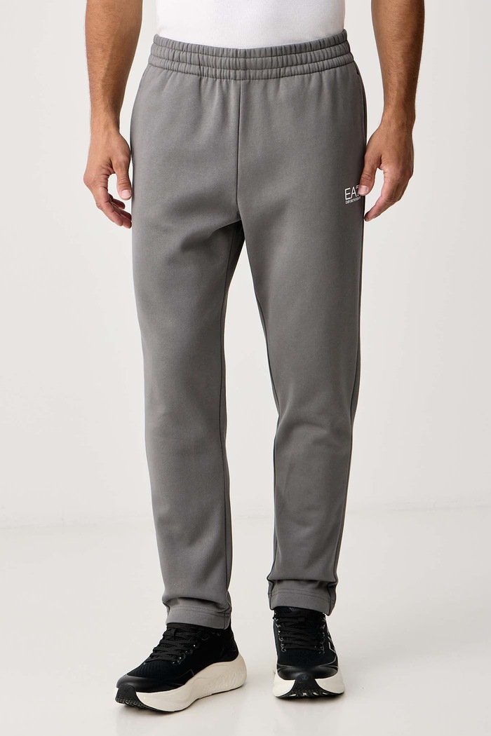 Komplet dresowy męski z bawełną EA7 Emporio Armani PJVTZ.8NPV67 szary