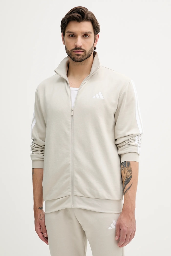 adidas dres 3-Stripes JX5547 beżowy AW25