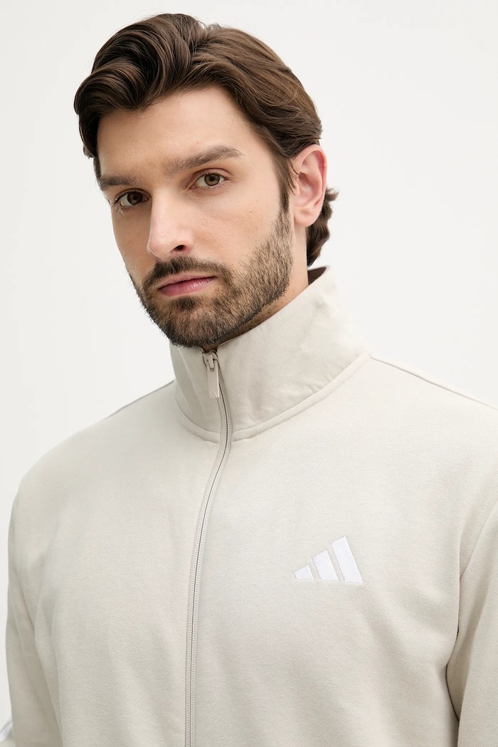 adidas dres 3-Stripes JX5547 beżowy
