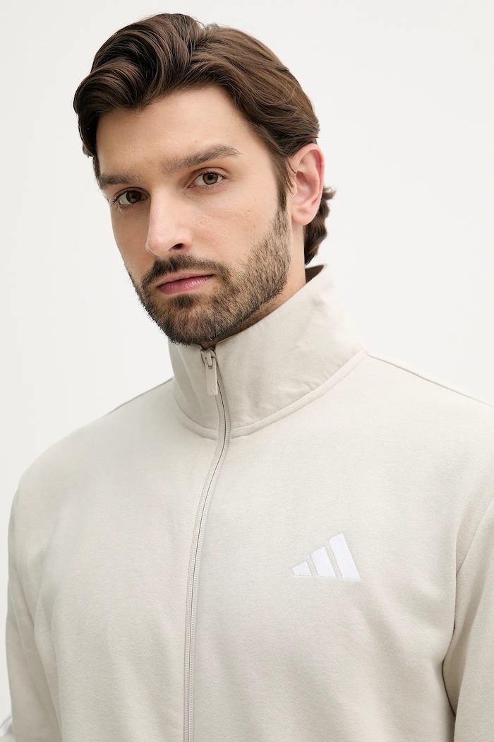 adidas dres 3-Stripes JX5547 beżowy