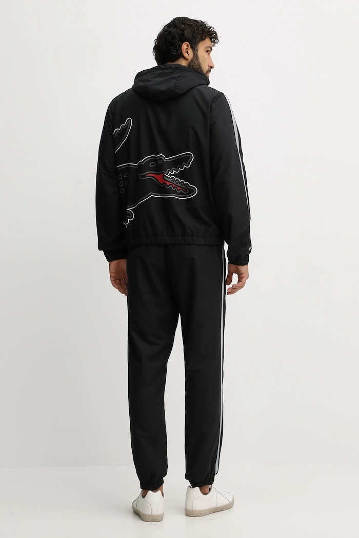 Trenirka Lacoste Tkanina črna WH7402