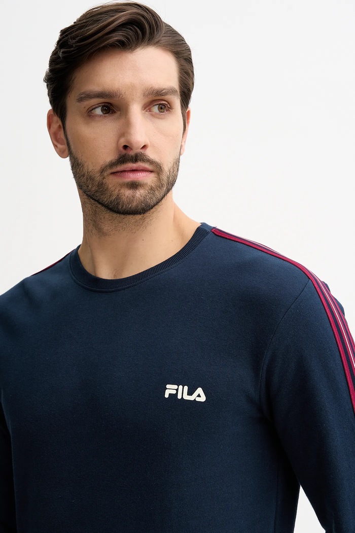 Памучен анцуг Fila FPW1230 тъмносин