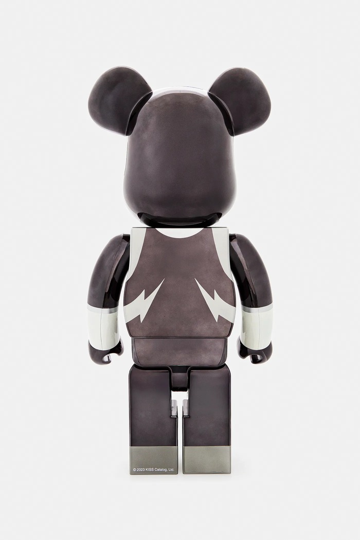 Декоративна фігурка Medicom Toy Be@rbrick KISS Space Man Chrome Ver. 1000% KISS.SPACE.MAN.1000 сірий AW25
