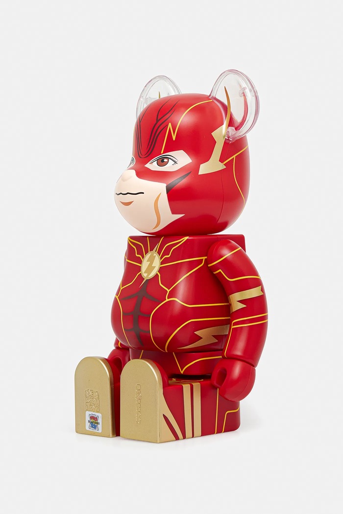 Obývacia izba a spálňa Dekoračná figúrka Medicom Toy Be@rbrick The Flash 400% The.Flash.400 červená